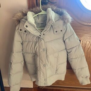 Beautiful light blue girls Abercrombie winter coat size 11/12